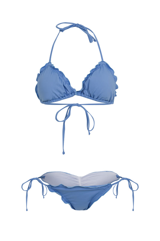 blue swimsuit 2 piece silverlining swimwear Brazilian bikini