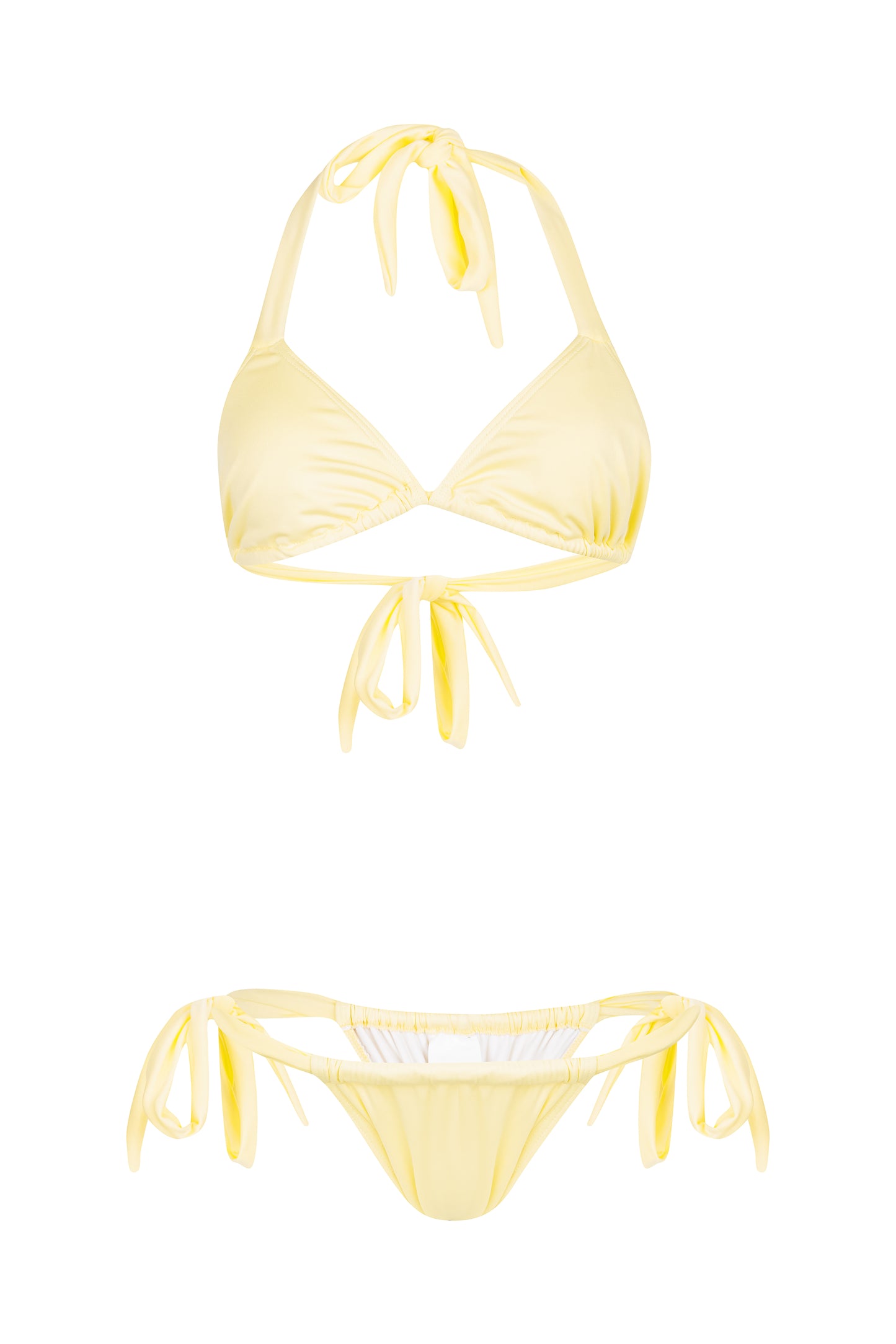 yellow 2 piece bikini brazilian bikini swimwear 2020 swimwear