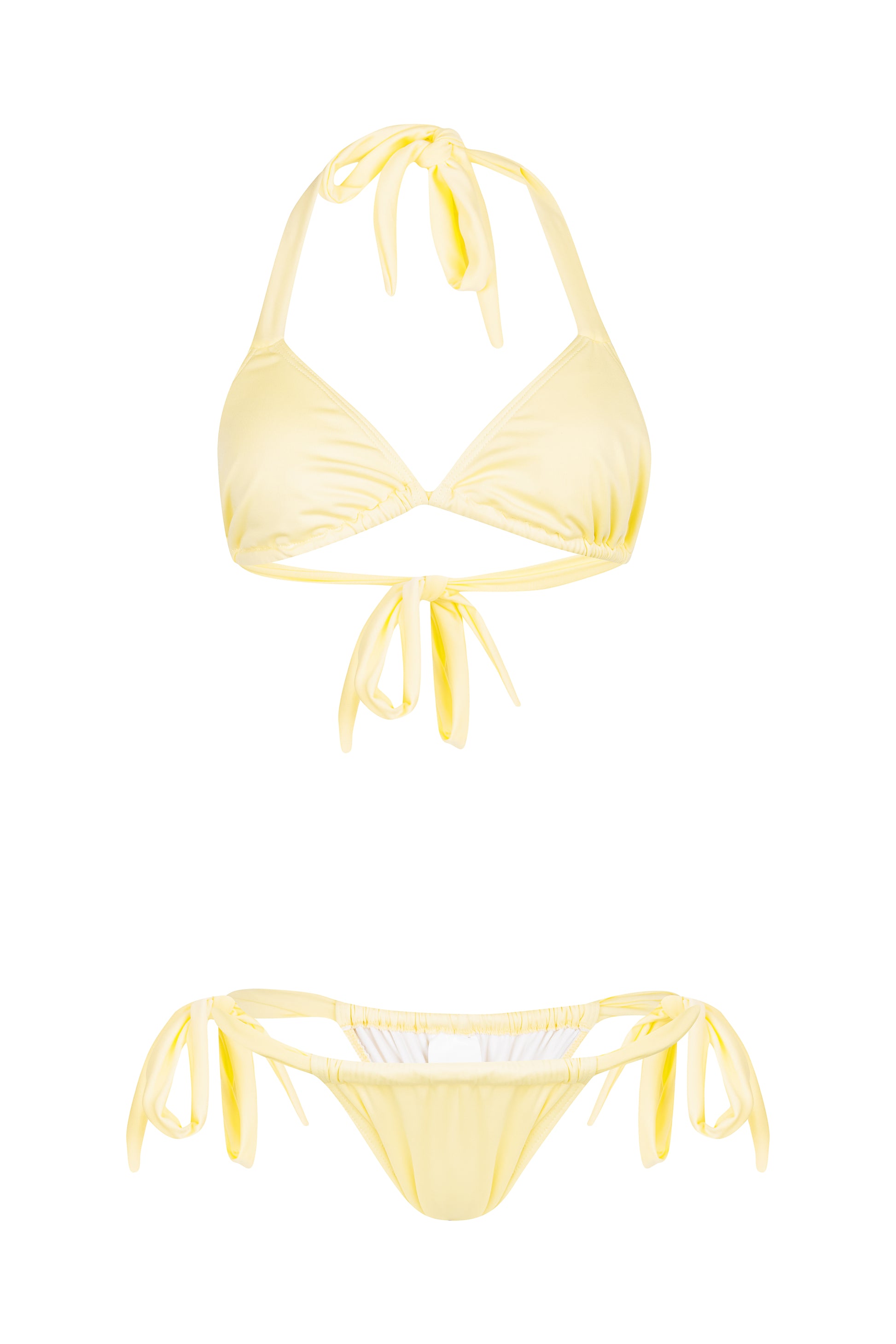 yellow 2 piece bikini brazilian bikini swimwear 2020 swimwear